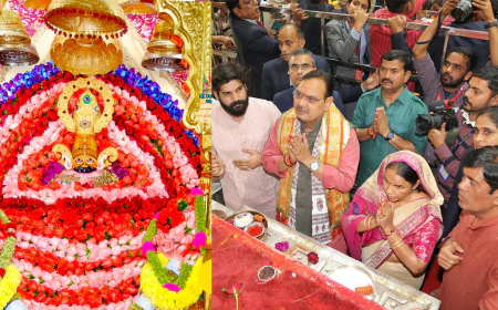 मुख्यमंत्री भजनलाल शर्मा ने खाटूश्याम मंदिर में दर्शन किए, प्रदेश के विकास और जनता की खुशहाली की कामना की