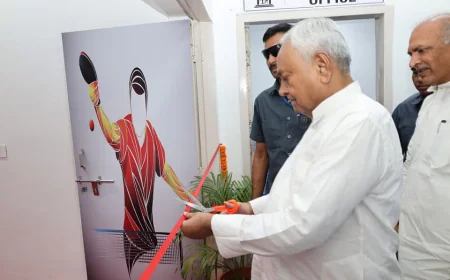 मुख्यमंत्री नीतीश कुमार ने किया गया में मेजर ध्यानचंद खेल परिसर का उद्घाटन, बिहार में खेलों को मिला नया आयाम