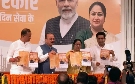 दिल्ली की मुख्यमंत्री रेखा गुप्ता ने 100 दिनों का रिपोर्ट कार्ड पेश किया, बताया पारदर्शिता और विकास का रोडमैप