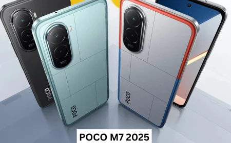 POCO M7 में बड़े डिस्प्ले के साथ मिलेगा फास्ट चार्जिंग सपोर्ट किफायती कीमत में , जानें डिटेल्स में