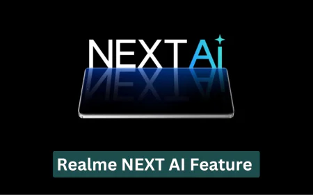 Realme NEXT AI देगा आपके स्मार्टफोन को स्मार्ट इंटरफेस के साथ परफॉर्मेंस ऑप्टिमाइजेशन