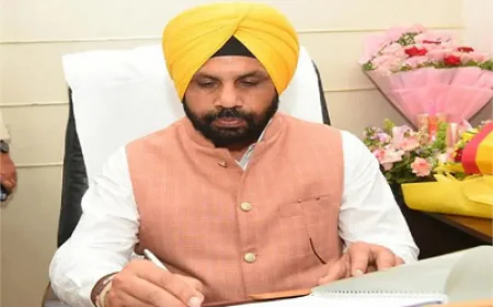 : "हेलमेट सिर पर पहनें, हैंडल पर नहीं", मंत्री हरभजन सिंह की अपील; पंजाब में ब्लैक स्पॉट्स खत्म करने के लिए NHAI को सख्त निर्देश