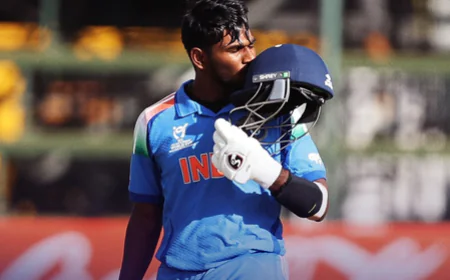 U19 World Cup 2026: आरोन जॉर्ज के शतक से भारत फाइनल में, अफगानिस्तान को 7 विकेट से हराया