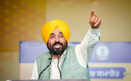 मुख्यमंत्री भगवंत मान ने सरदूलगढ़ में रखी ITI की नींव; 'मेरी रसोई' और फ्री इलाज का ऐलान