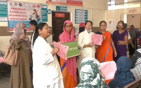 बुरहानपुर: प्रधानमंत्री सुरक्षित मातृत्व अभियान के तहत 40 महिलाओं की जांच; 'हाई रिस्क' प्रेगनेंसी की हुई पहचान