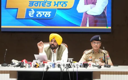 पंजाब सरकार के 4 साल: सीएम भगवंत मान का 'लॉ एंड ऑर्डर' रिपोर्ट कार्ड, 95 हजार तस्कर गिरफ्तार