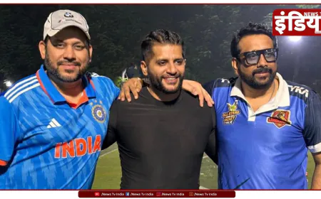 ऑल स्टार्स टेनिस लीगः राजस्थान जगुआर के मालिक और निर्माता अनिल जैन, कप्तान करणवीर बोहरा और डीके ने पहली बार टीम एंथम गाने के लिए संगीत में हाथ आजमाया! 