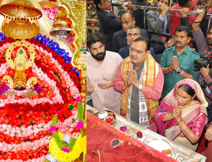 मुख्यमंत्री भजनलाल शर्मा ने खाटूश्याम मंदिर में दर्शन किए, प्रदेश के विकास और जनता की खुशहाली की कामना की