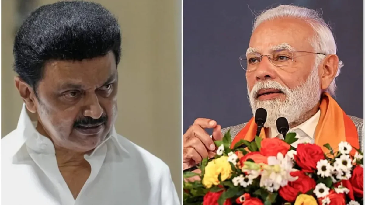 तमिलनाडु पहुंचे पीएम मोदी का सीएम स्टालिन पर तीखा हमला, बोले - 'तमिल गौरव की बात करने वाले अंग्रेजी में करते हैं हस्ताक्षर'