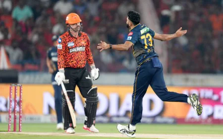 हैदराबाद में गुजरात टाइटंस की शानदार जीत: IPL 2025 में सनराइजर्स को 7 विकेट से हराया