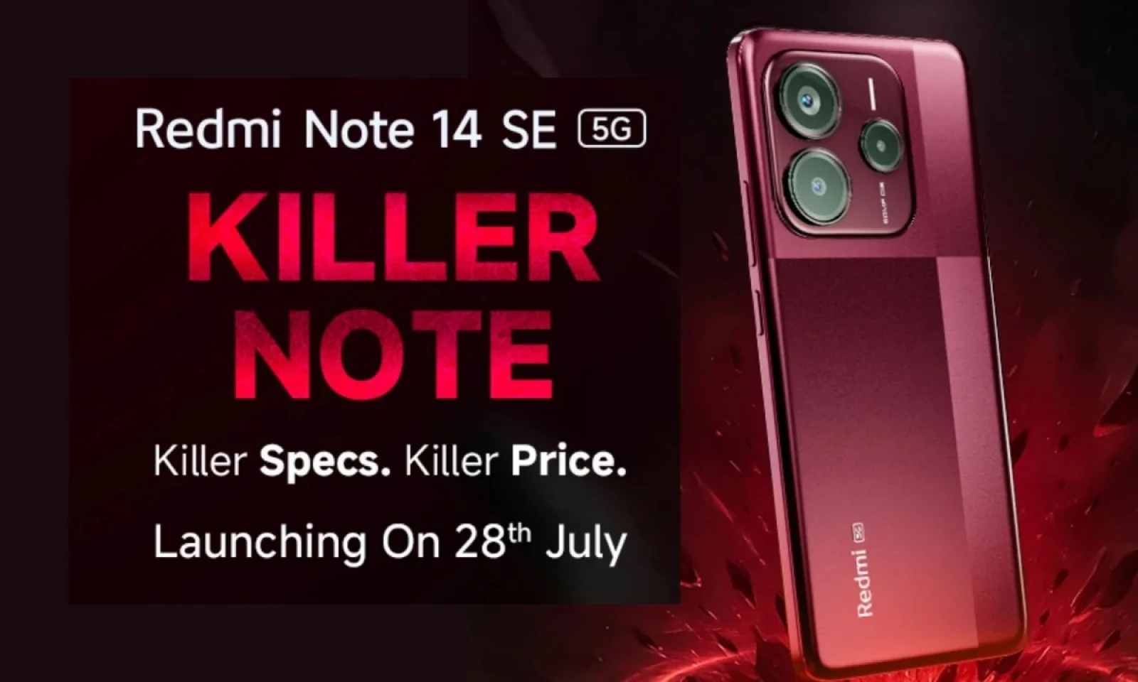 Redmi Note 14 SE 5G जल्द होगा लॉन्च मिलेगी सर्टिफाइड बैटरी और तगड़ा साउंड सिस्टम