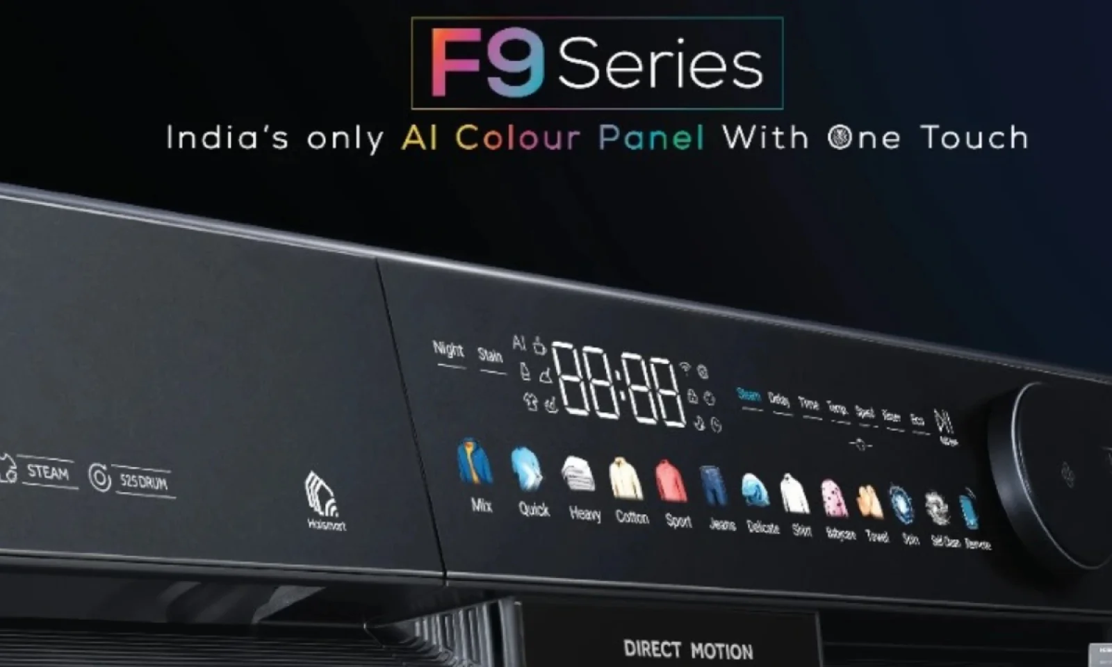 Haier F9 सीरीज़ हुई लॉन्च पहली AI कलर टच पैनल वाशिंग मशीन अब भारत में