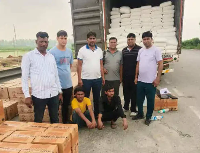पलवल में 20 लाख रुपये की अवैध शराब के साथ दो तस्कर गिरफ्तार, पुलिस ने की बड़ी कार्रवाई