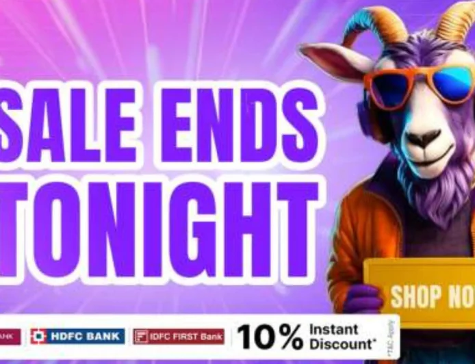 Flipkart GOAT Sale 2025 का आज आखिरी दिन मिल रहा 80% तक डिस्काउंट , उठाए फायदा