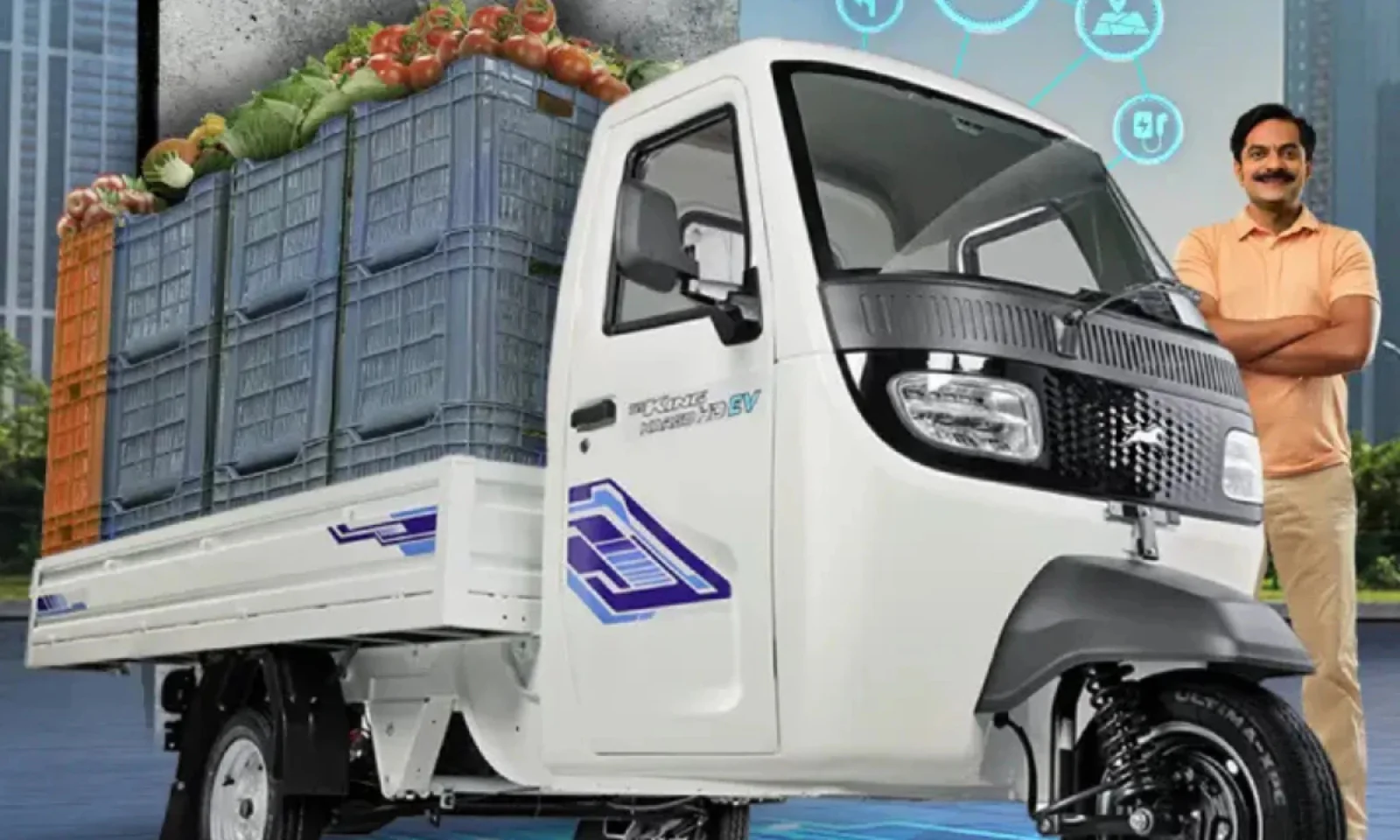 TVS King Kargo HD EV दमदार power और बैटरी कैपेसिटी के साथ भारत में लॉन्च जानें कीमत