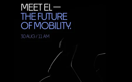 एथर ने अपने नए EL प्लेटफॉर्म आधारित इलेक्ट्रिक स्कूटर का पहला टीज किया लॉन्च , जानें कीमत