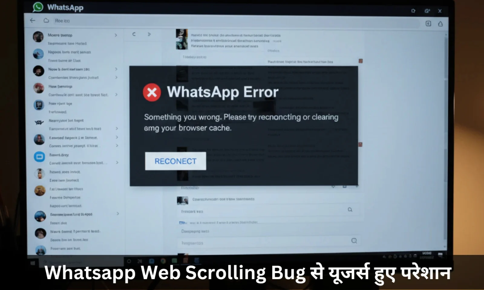 व्हाट्सएप वेब स्क्रॉलिंग बग ने यूजर्स को किया परेशान अगर आप भी है परेशान तो जानें कारण और समाधान