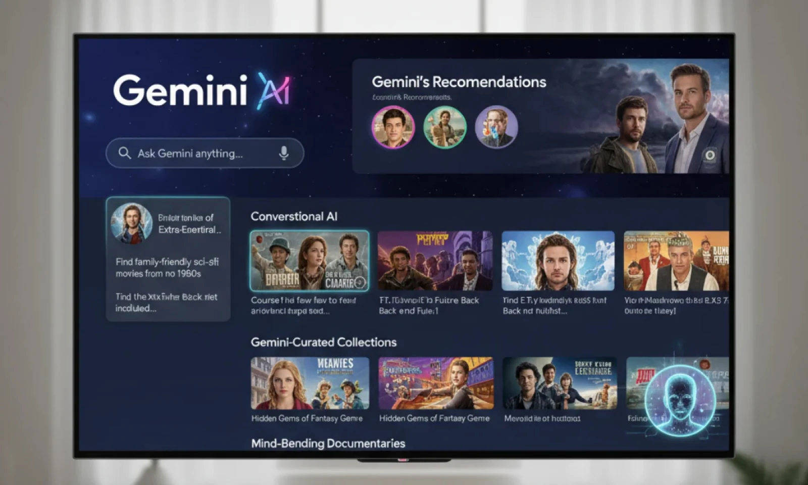 आज से Gemini गूगल टीवी में होगा शुरू अब आप बना सकते है अपनी टीवी को पर्सनलाइज्ड