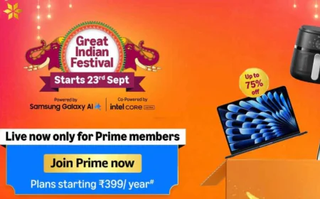 अमेज़न प्राइम सेल 2025 प्राइम मेंबर्स के लिए हुई शुरू दीवाली फेस्टिवल में मिल रहा बंपर डिस्काउंट