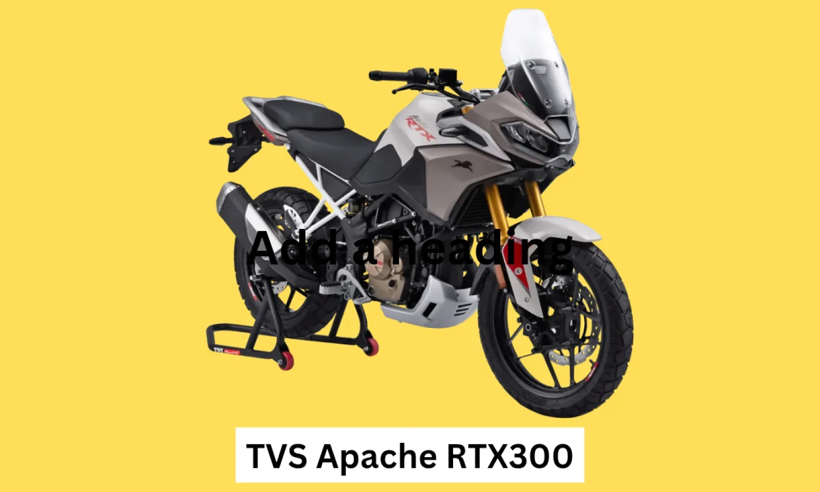 TVS Apache RTX300 अपने वेरिएंट के साथ हुई लॉन्च जानें राइडिंग मोड्स और अन्य फीचर्स