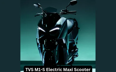 TVS M1-S Electric Maxi Scooter जल्द ही होगा भारत में लॉन्च जानें फीचर्स और कीमत