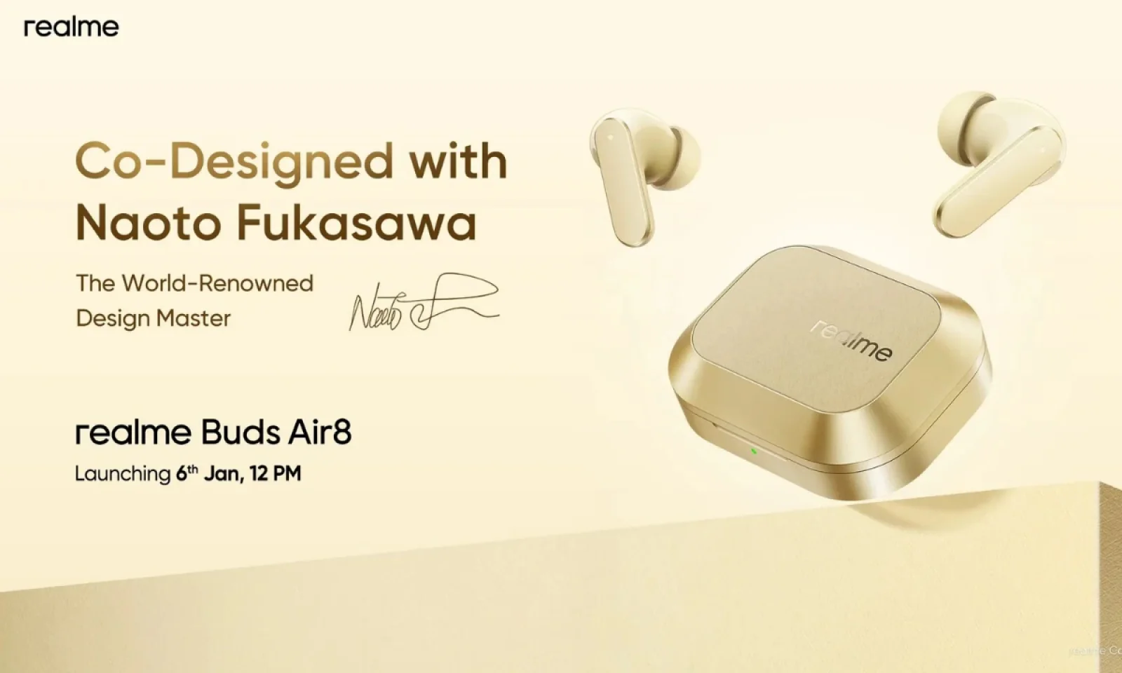 Realme Buds Air 8 यूनिक डिजाइन के साथ 6 जनवरी को होंगे लॉन्च