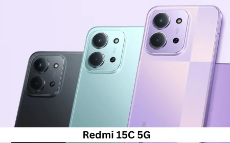 Redmi 15C 5G आज हुआ भारत में लॉन्च शानदार डिस्प्ले के साथ मिलेगी फास्ट चार्जिंग बैटरी