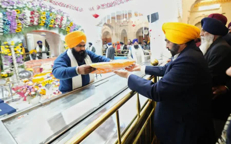 फतेहगढ़ साहिब में नतमस्तक हुए मुख्यमंत्री भगवंत सिंह मान, छोटे साहिबज़ादों की शहादत को किया नमन