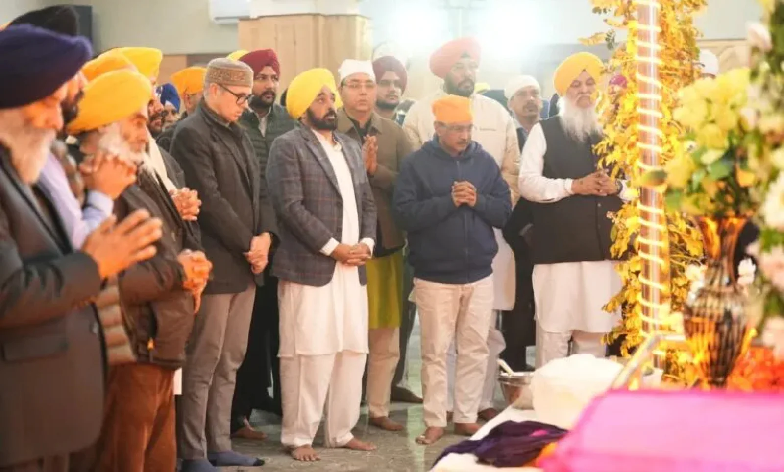 नौवें गुरु साहिब के 350वें शहीदी दिवस पर विशाल नगर कीर्तन श्री आनंदपुर साहिब के लिए रवाना