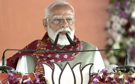 PM Modi in Singur: 'बंगाल में खत्म होगा टीएमसी का महा-जंगलराज', सिंगूर में गरजे पीएम मोदी; बंगाली भाषा और आयुष्मान योजना पर दिया बड़ा संदेश