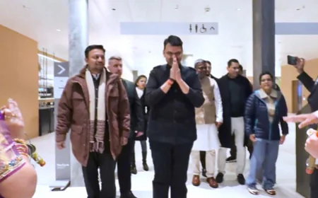 'विकसित देशों की राजधानियों से भी आगे होगी मुंबई', दावोस पहुंचे सीएम फडणवीस का मराठी शैली में जोरदार स्वागत