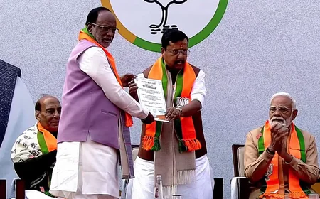 भाजपा को मिला सबसे युवा अध्यक्ष, नितिन नबीन ने संभाला कार्यभार; पीएम मोदी और अमित शाह की मौजूदगी में हुआ राजतिलक