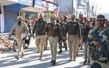 Republic Day 2026: पंजाब में 20 हजार जवानों का पहरा, डीजीपी के आदेश पर संवेदनशील इलाकों में फ्लैग मार्च; 50 ड्रग तस्कर भी गिरफ्तार