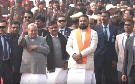 गणतंत्र दिवस 2026: पटना गांधी मैदान में CM नीतीश ने फहराया तिरंगा