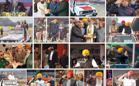 77वां गणतंत्र दिवस: पंजाब में शानो-शौकत से मनाया गया राष्ट्रीय पर्व, मान सरकार ने गिनाईं ऐतिहासिक उपलब्धियां