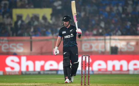 IND vs NZ 4th T20: विशाखापत्तनम में कीवी बल्लेबाजों का तूफान, भारत को मिला 216 रनों का पहाड़ जैसा लक्ष्य; कॉन्वे-सीफर्ट ने उड़ाए होश!