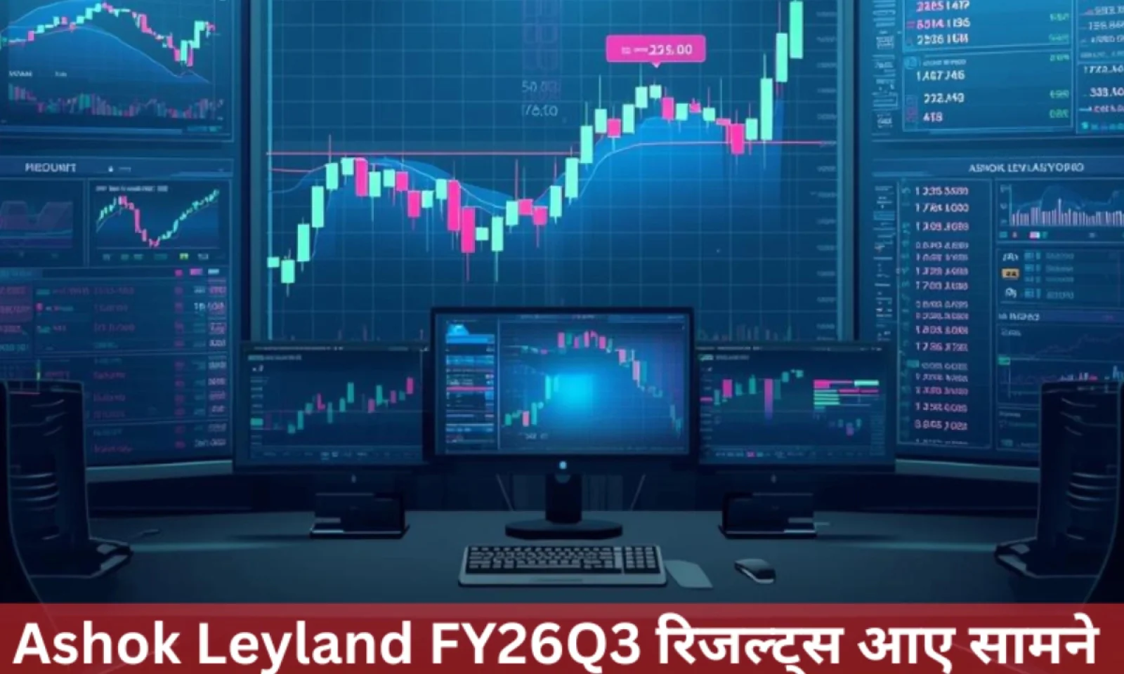 Ashok leyland के Q3 रिजल्ट्स ने निवेशकों का खींचा ध्यान जानें शेयर प्राइस