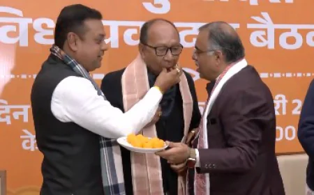 मणिपुर में नया मुख्यमंत्री बनने का रास्ता साफ: युमनाम खेमचंद सिंह बने भाजपा विधायक दल के नेता