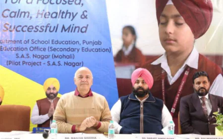 पंजाब के सरकारी स्कूलों में 'मेडिटेशन क्रांति': मोहाली में सफल रहा पायलट प्रोजेक्ट, अब पूरे प्रदेश में होगा लागू