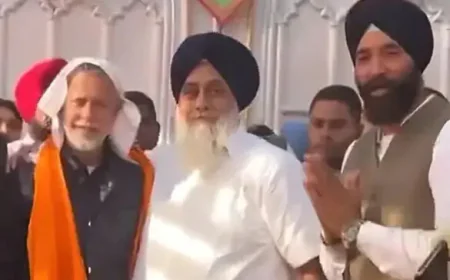 गठबंधन की चर्चाओं के बीच 'अकाली' प्रहार: भाजपा प्रदेश उपाध्यक्ष अरविंद खन्ना ने थामा सुखबीर बादल का हाथ