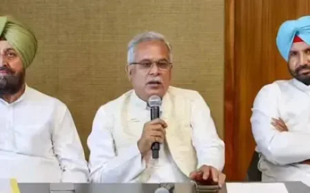 पंजाब में कांग्रेस का 'अंडर 50' फॉर्मूला: भूपेश बघेल का बड़ा एलान "आधी टिकटें युवाओं को, अंतिम फैसला हाईकमान का"