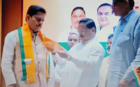 असम में बड़ा राजनीतिक उलटफेर: कांग्रेस के पूर्व अध्यक्ष भूपेन बोरा भाजपा में शामिल, कांग्रेस पर लगाए गंभीर आरोप