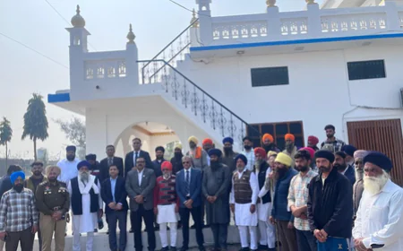 एनसीबी महानिदेशक अनुराग गर्ग की अमृतसर सरपंचों के साथ बैठक; नशे के खिलाफ सामूहिक जंग का आह्वान