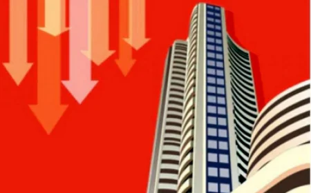 शेयर बाजार अपडेट: अमेरिकी बाजारों की कमजोरी का असर, सेंसेक्स 500 अंक लुढ़का; IT शेयरों में भारी बिकवाली