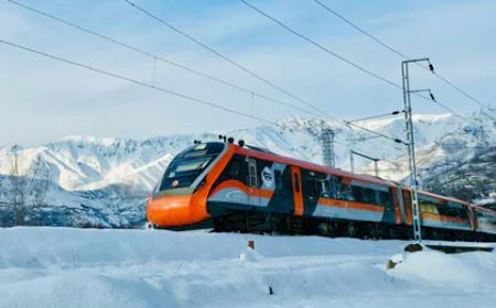 जम्मू-श्रीनगर के बीच अब वंदे भारत का सफर: 5 घंटे से भी कम समय में तय होगी दूरी, लैंडस्लाइड की चिंता खत्म