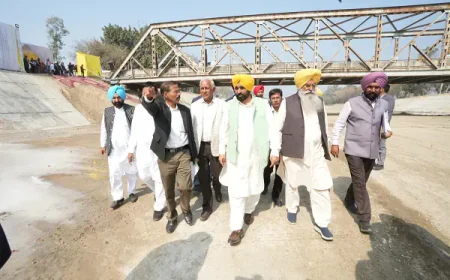 मालवा के किसानों को बड़ी सौगात: मुख्यमंत्री मान ने किया फिरोजपुर फीडर नहर के नए चरण का उद्घाटन