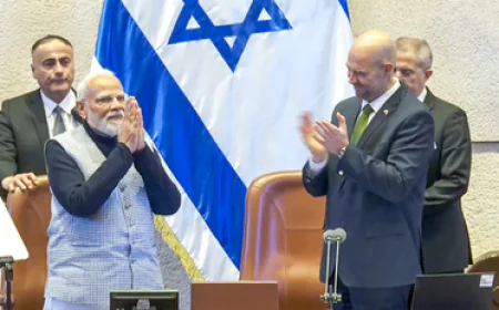 इतिहास के पन्नों में दर्ज: इजरायली संसद 'नेसेट' को संबोधित करने वाले पहले भारतीय पीएम बने मोदी
