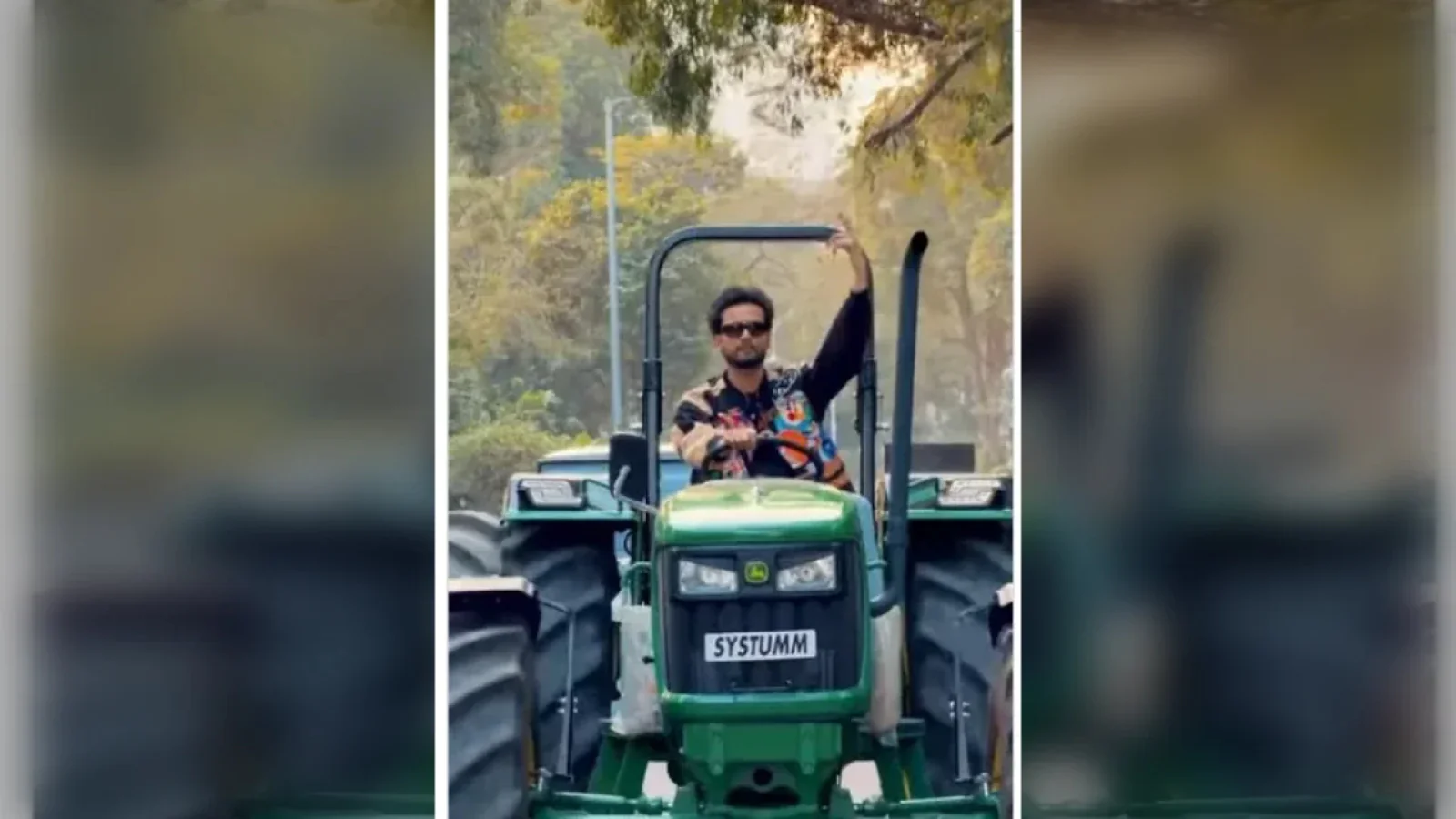 एल्विश यादव का 'सिस्टम' अब सड़कों पर: हरे ट्रैक्टर के साथ गुरुग्राम के 'राव साहब' का नया वीडियो वायरल