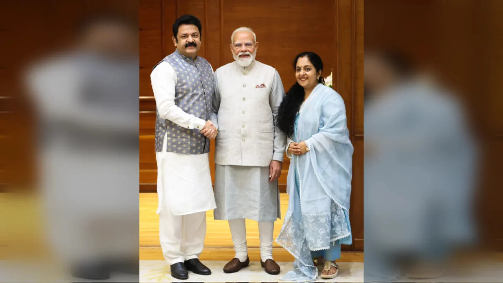 कृष्णा कुमार ने परिवार के साथ प्रधानमंत्री मोदी से मुलाकात पर खुशी जाहिर की