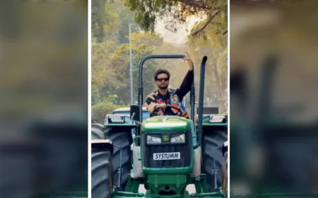 एल्विश यादव का 'सिस्टम' अब सड़कों पर: हरे ट्रैक्टर के साथ गुरुग्राम के 'राव साहब' का नया वीडियो वायरल